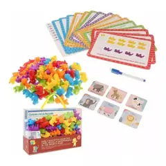 SPACEZAT - Juguete Clasificación Colores/Racionamiento Matemático 60pcs