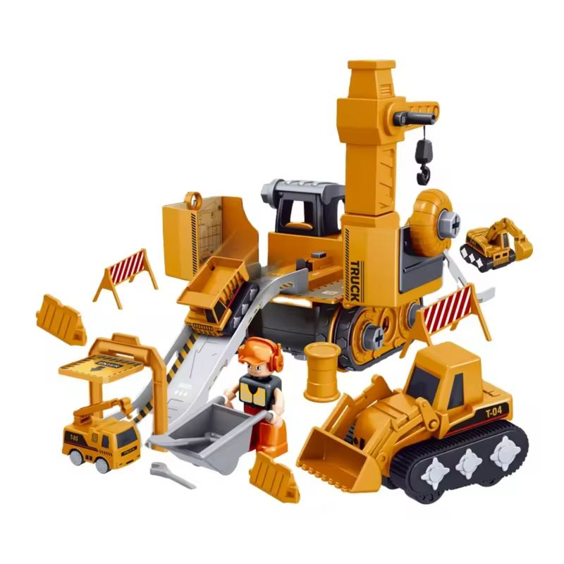 SPACEZAT - Set de Camiones Armables Constructores y Excavadores