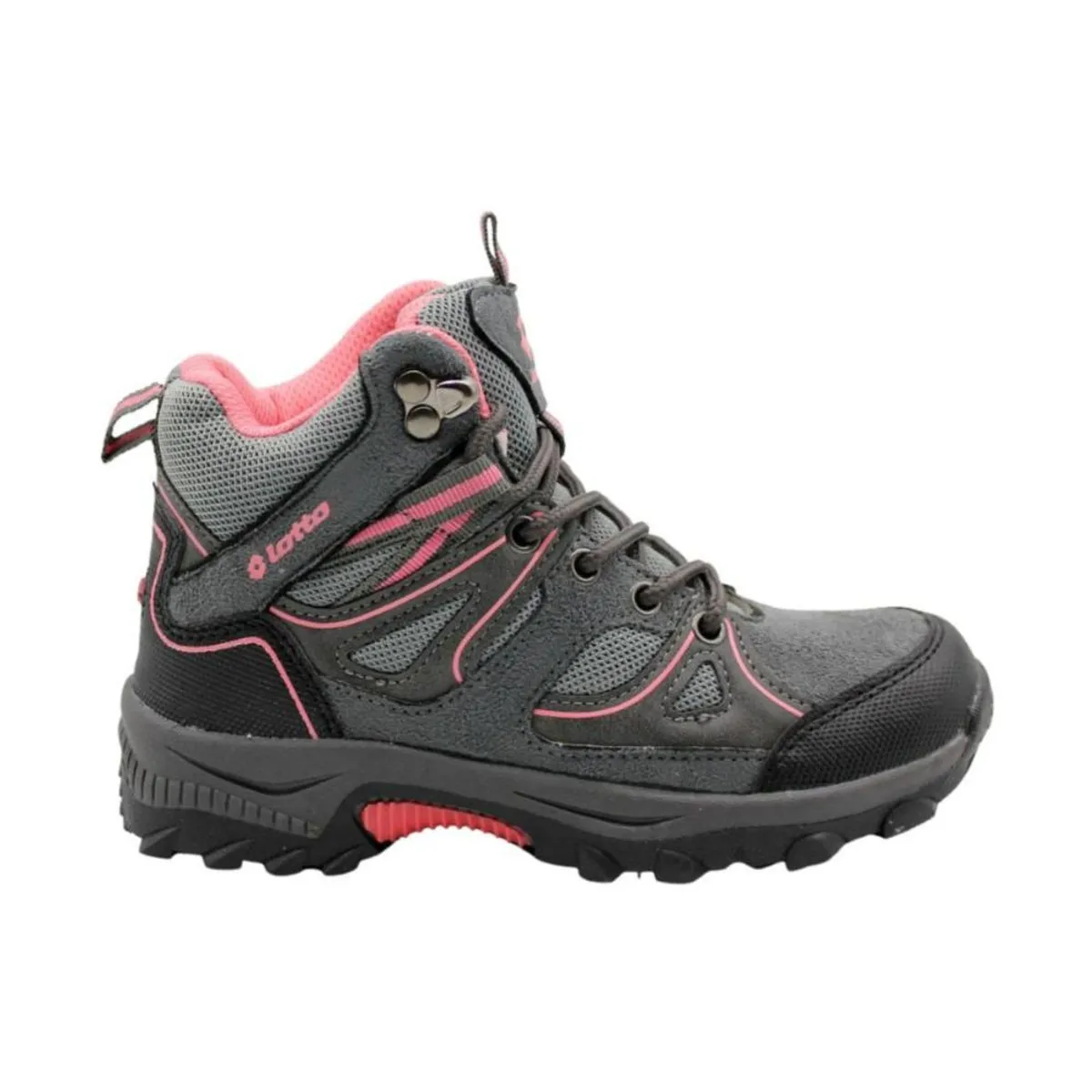 LOTTO - Zapatilla Outdoor Niña Lotto - Argos HC Gris Rosado LOTTO