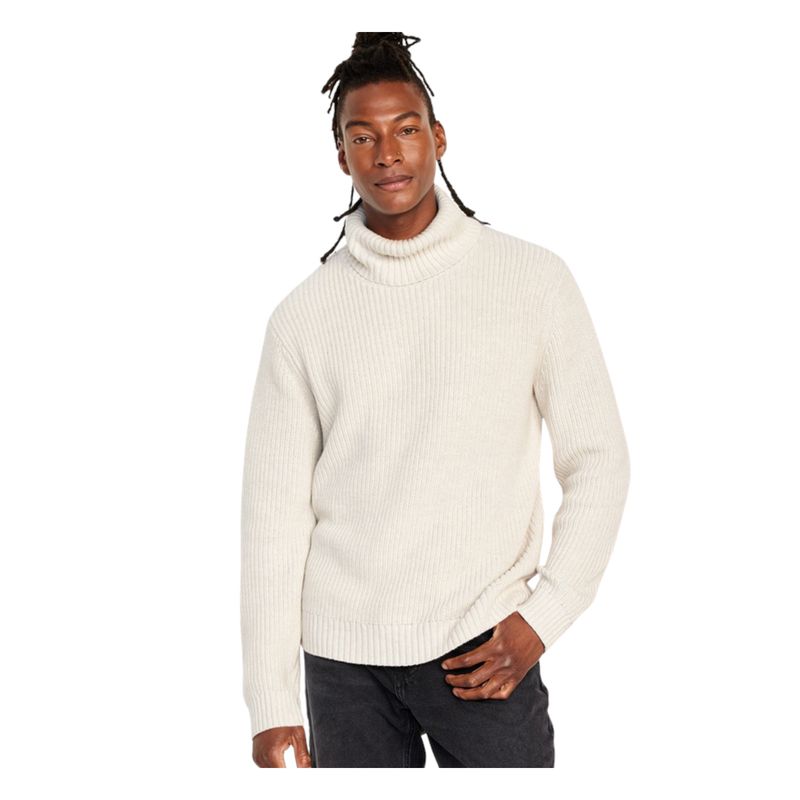 OLD NAVY - Chaleco Cuello Tortuga Blanco OLD NAVY
