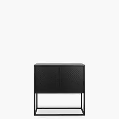 FORM DESIGN - Arrimo medio Newton 2 puertas Negro Form