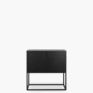FORM DESIGN - Arrimo medio Newton 2 puertas Negro Form