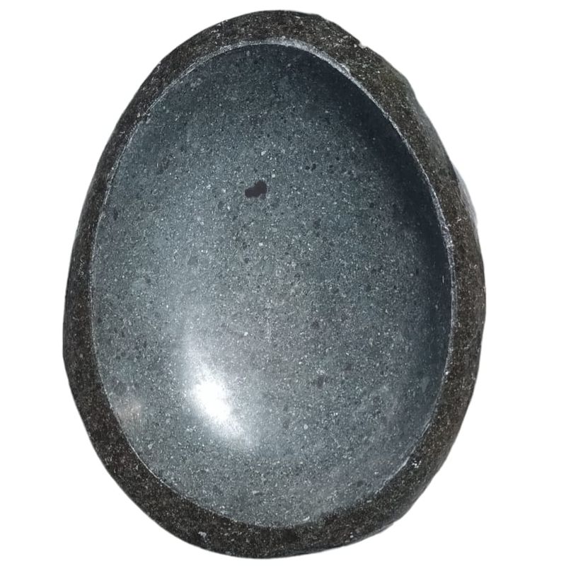 GENERICO - Mortero de cocina artesanal, piedra 3 texturas, 500cc, 10 kg