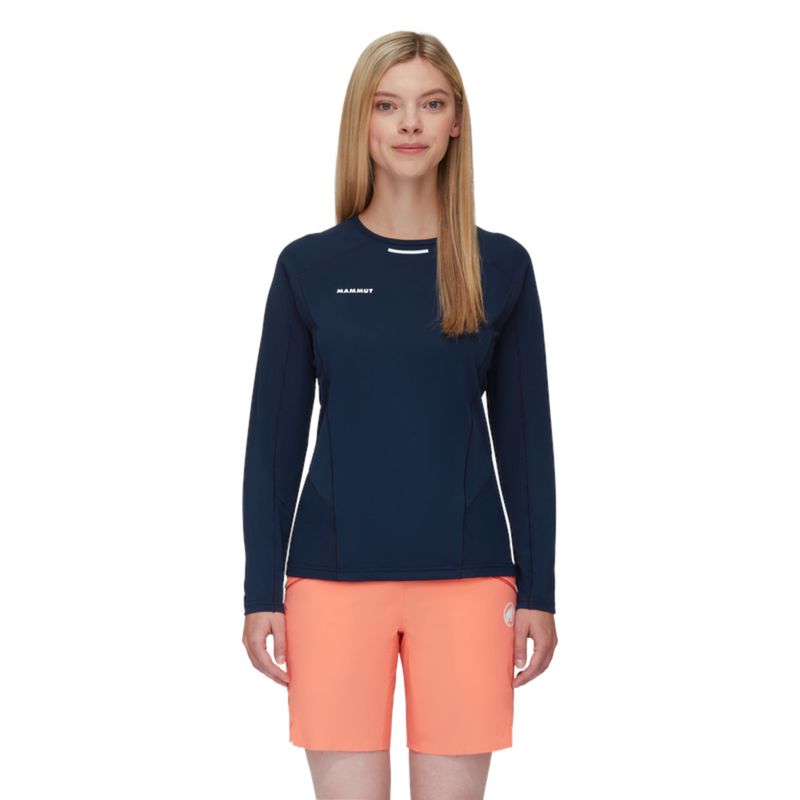 MAMMUT - Primera Capa Aenergy Fl Longsleeve Mujer Azul