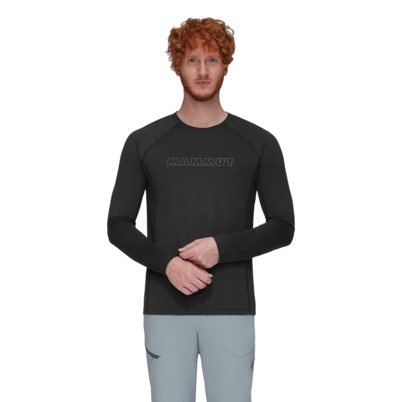 MAMMUT - Primera Capa Selun Fl Ls Logo Negro MAMMUT