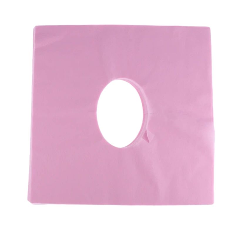GENERICO - Sabanillas Facial Para Camillas 100 Pcs Desechable ROSA