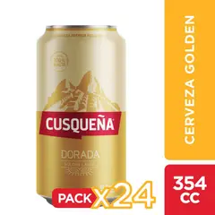 CUSQUEÑA - 24x Cerveza Lata 4,8° 354cc