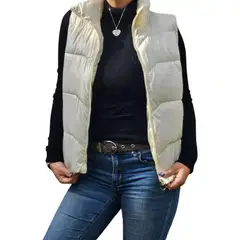 LIKE SHOP - Parka Sin Mangas Mujer. Chaqueta Premium Excelente Calidad 011.