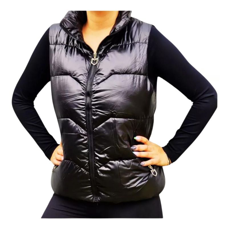 LIKE SHOP - Parka Sin Mangas Mujer. Chaqueta Premium Excelente Calidad 011