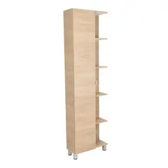 FMFURNITURE - Optimizador Baño 1 Puerta - Café claro 178x51.2x21.5 cm