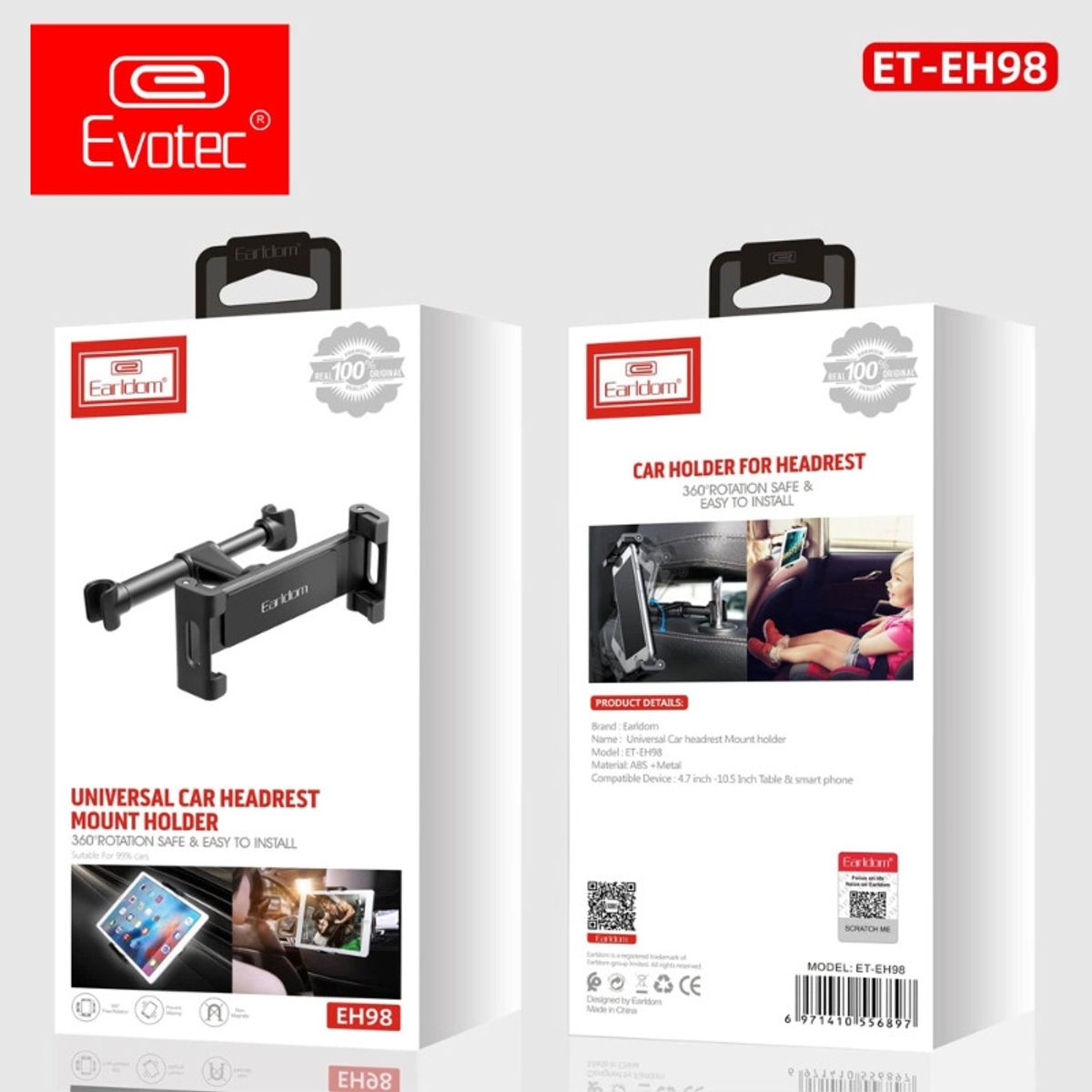 GENERICO - SOPORTE DE AUTO PARA TABLET EARLDOM EH98