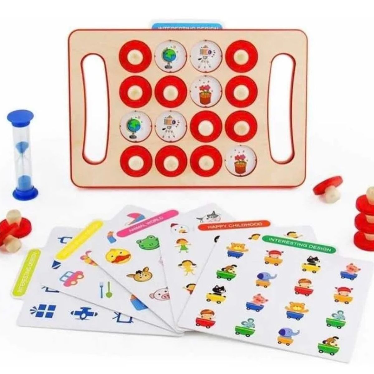 GENERICO - Juego Didáctico Memorice Chess Juego De Mesa Memoria