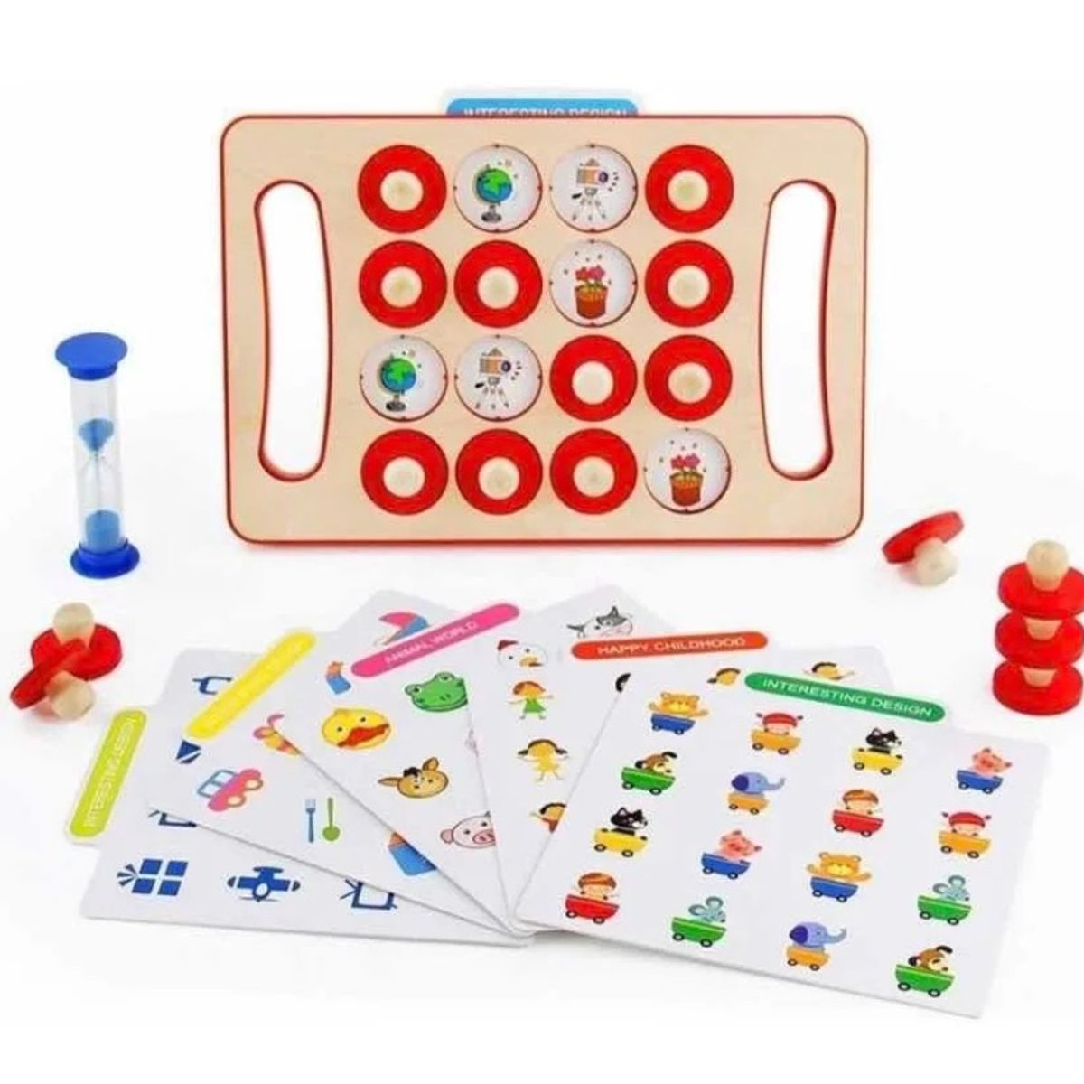 GENERICO - Juego Didáctico Memorice Chess Juego De Mesa Memoria