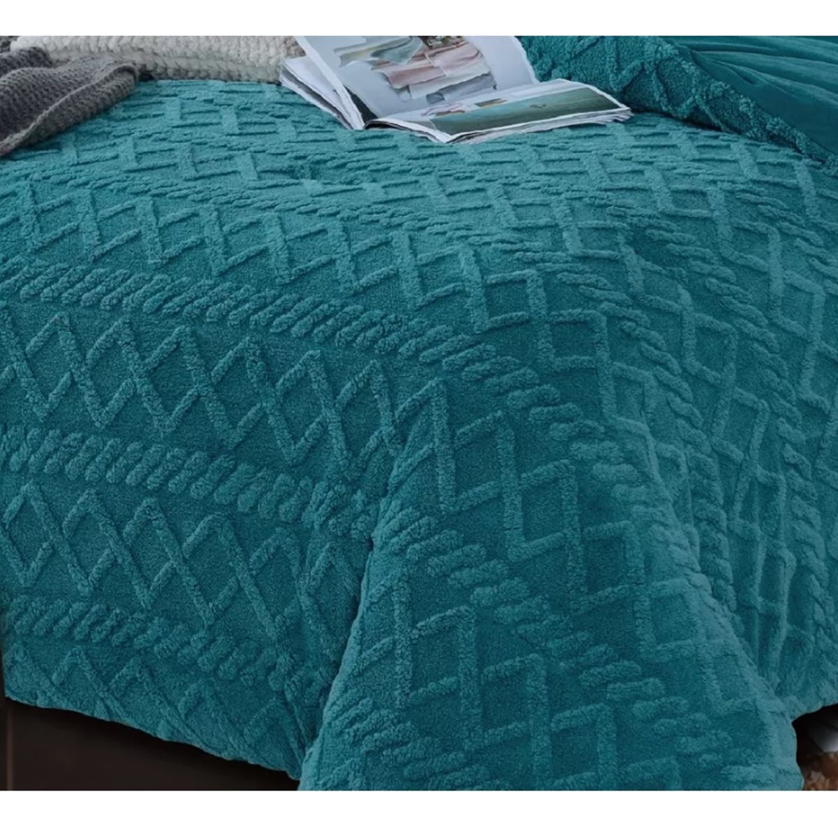 GENERICO - Plumón Gama Alta Súper Suave Otoño Invierno Reversible2plaza