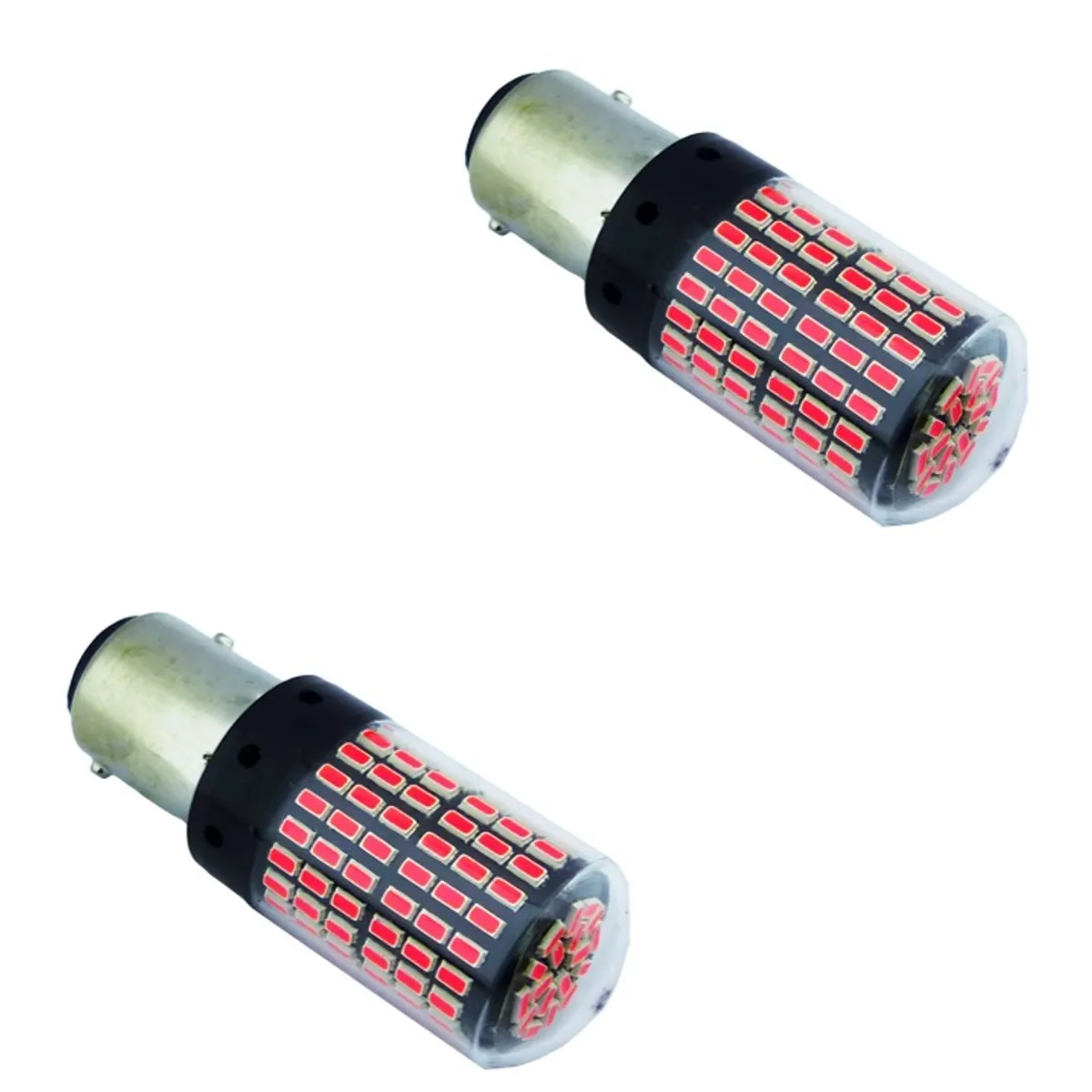 OEM - AMPOLLETA 144 LED  2 CONTACTOS LUZ ROJA PARA FRENO DE AUTO
