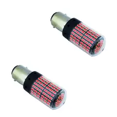 OEM - AMPOLLETA 144 LED 2 CONTACTOS LUZ ROJA PARA FRENO DE AUTO