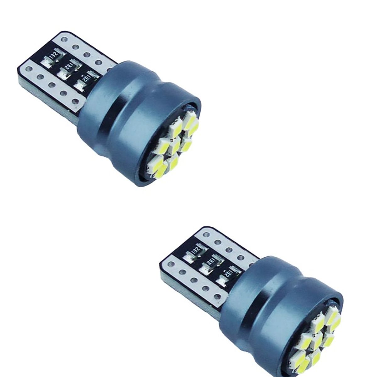 OEM - SET X 2 LED T-10 COLA DE PESCADO LED 2016 9 LED ALUMINIO