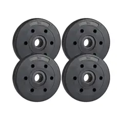 GENERICO - 4 Disco Para Barra 5 Kg pvc Preolimpico