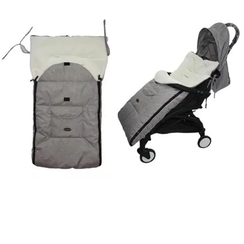 GENERICO - Saco Para Coche Bebé Impermeable Abrigador Forrado Cubre Pie