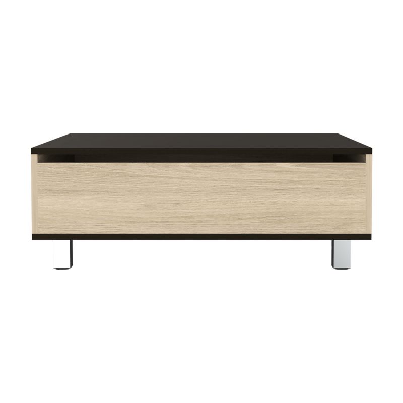 FMFURNITURE - Mesa Funcional Extensible Fm-002C - Cafe Claro / Negro