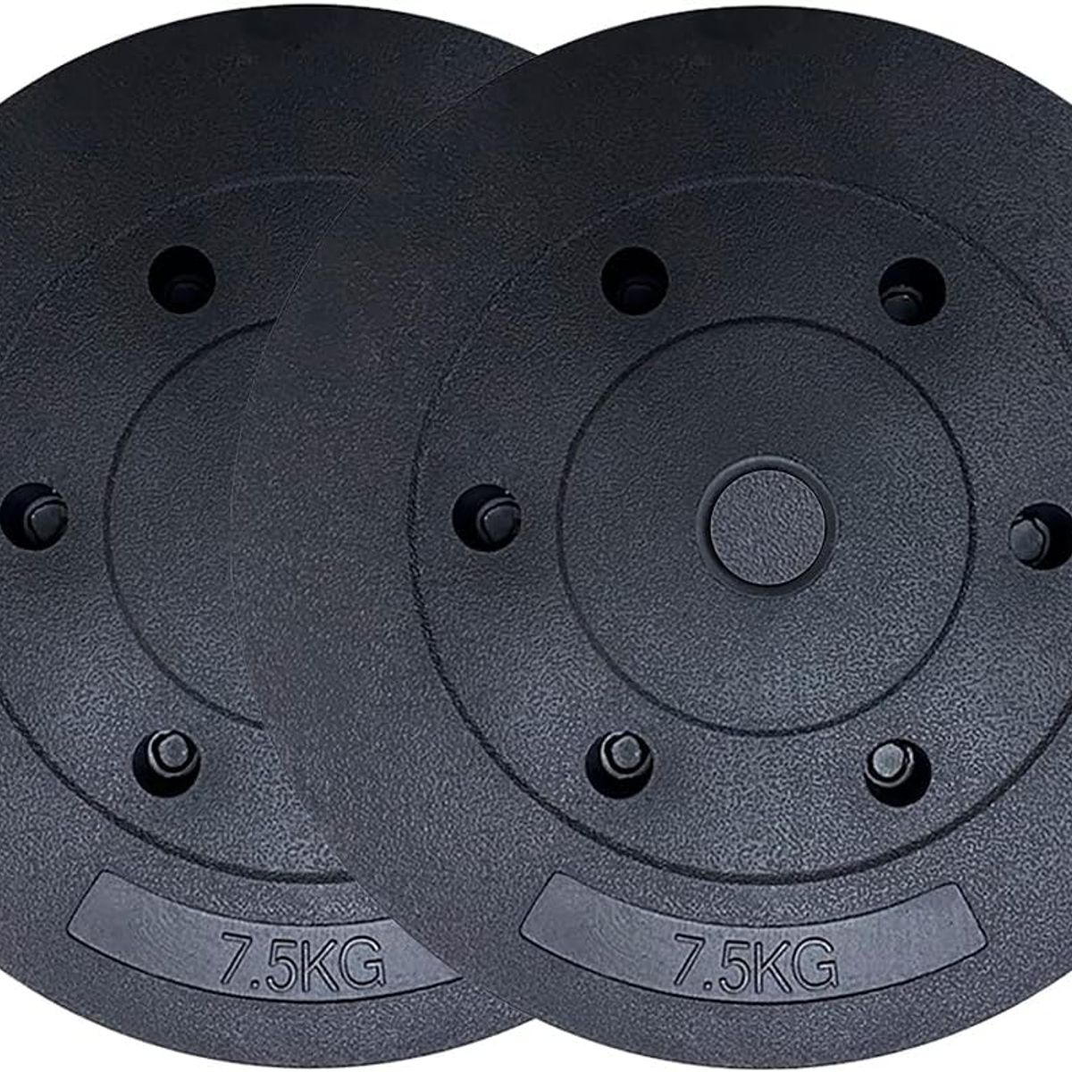 GENERICO - 2 Disco Para Barra 7.5 Kg pvc Preolimpico