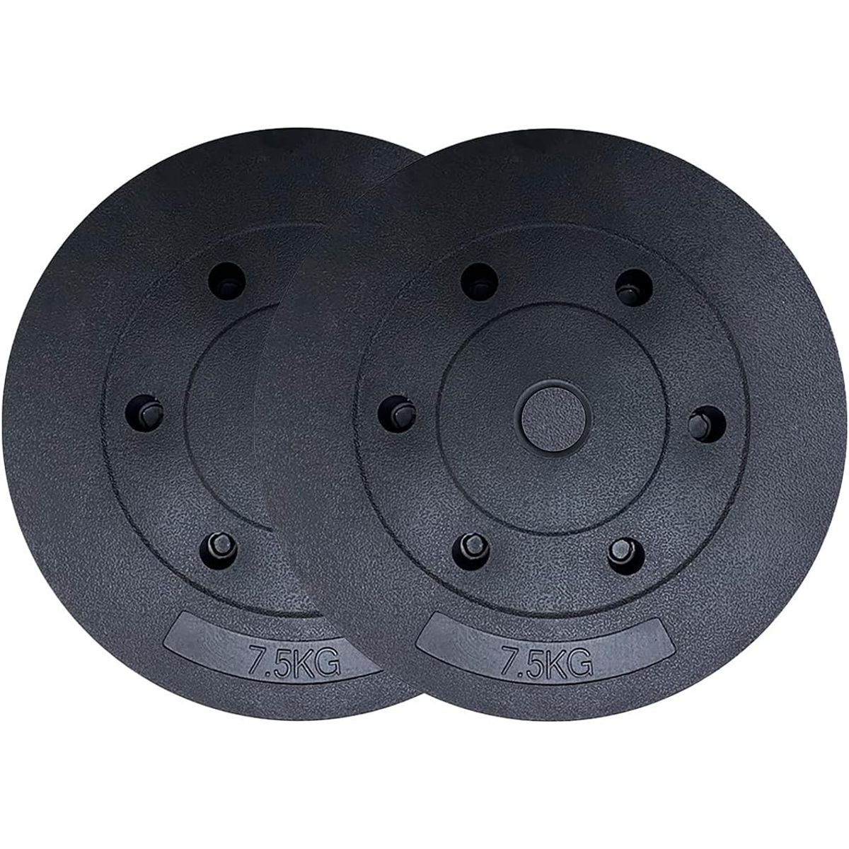 GENERICO - 2 Disco Para Barra 7.5 Kg pvc Preolimpico