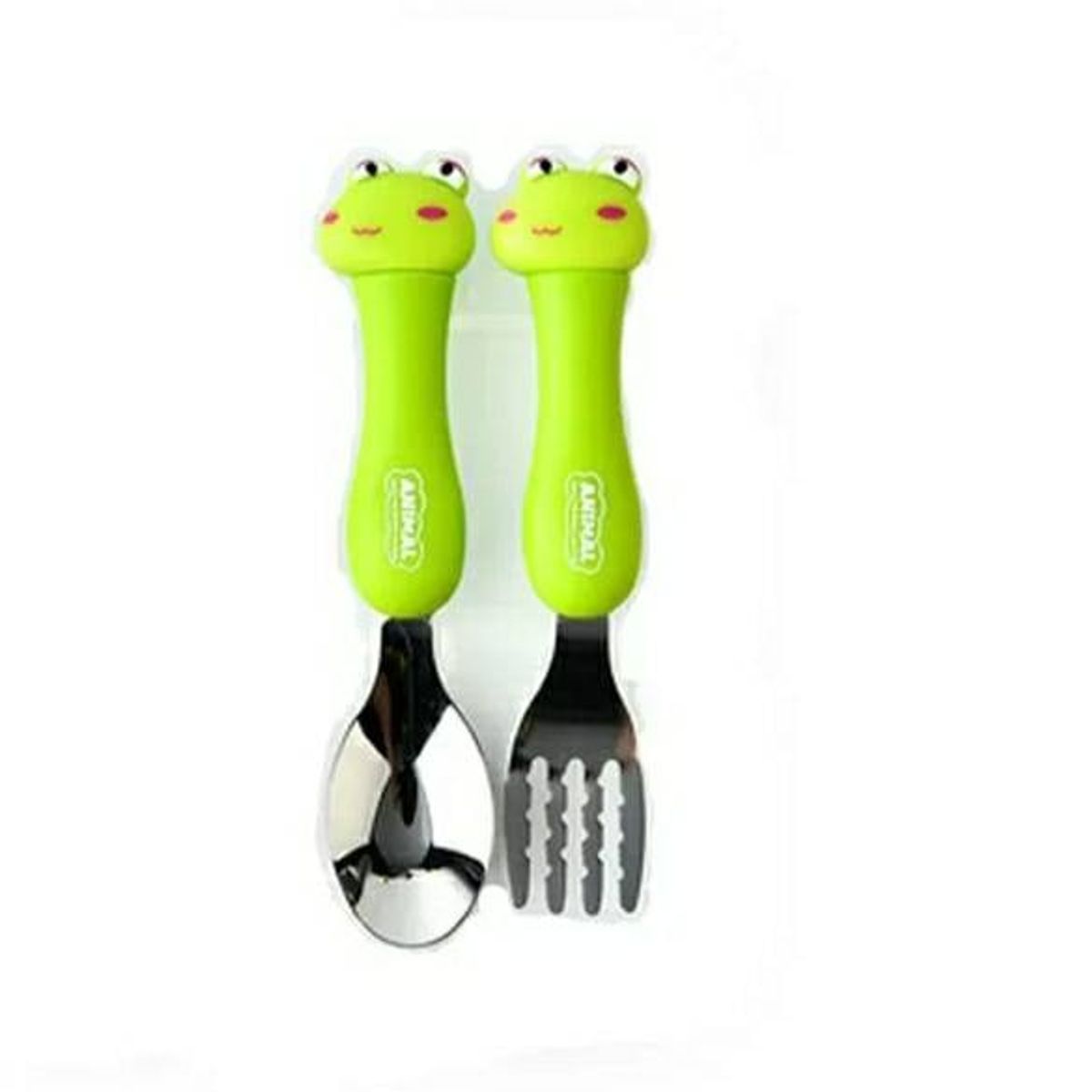 GENERICO - Set cuchara y tenedor lindo para niños