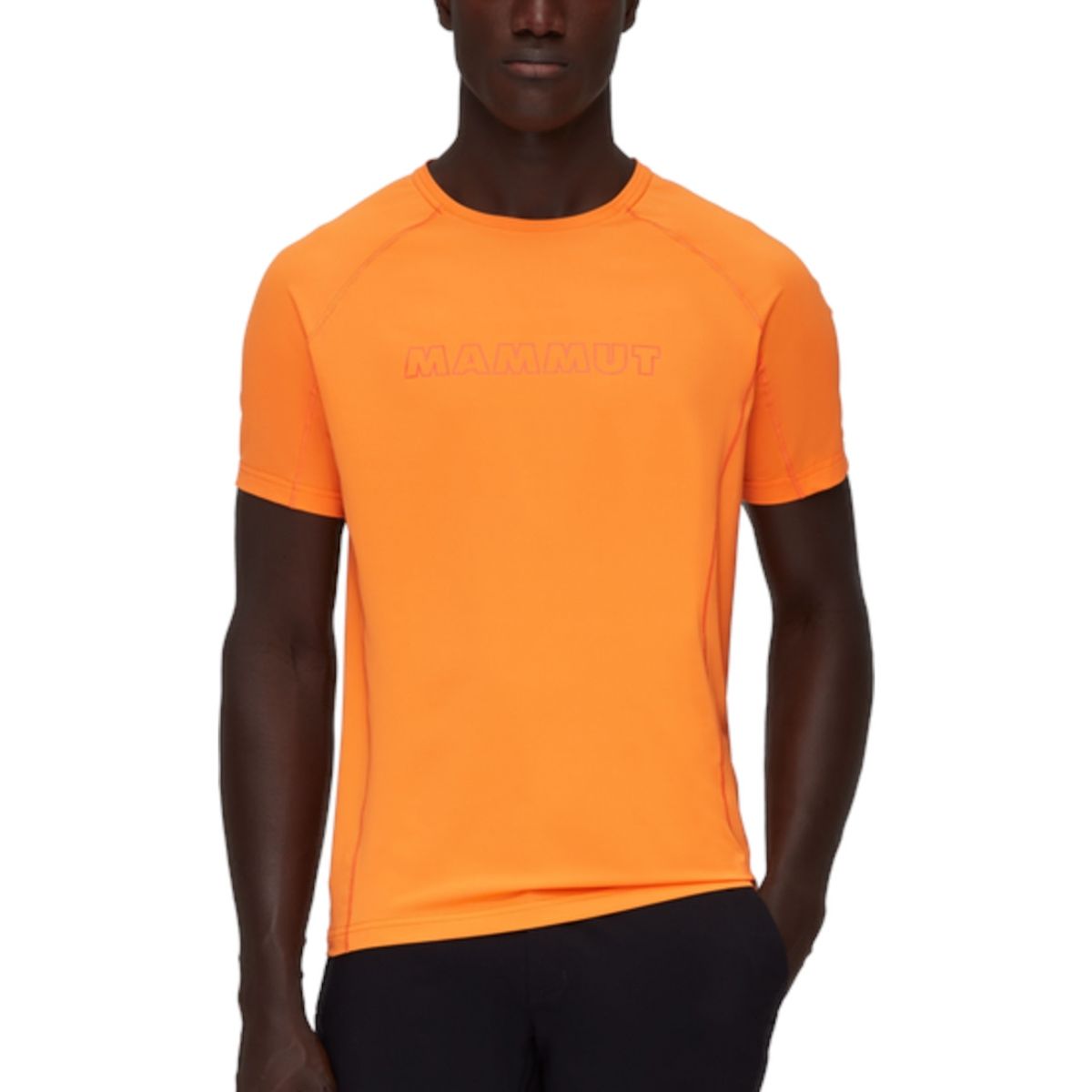 MAMMUT - Primera Capa Selun Fl T-Shirt Logo Hombre Naranja