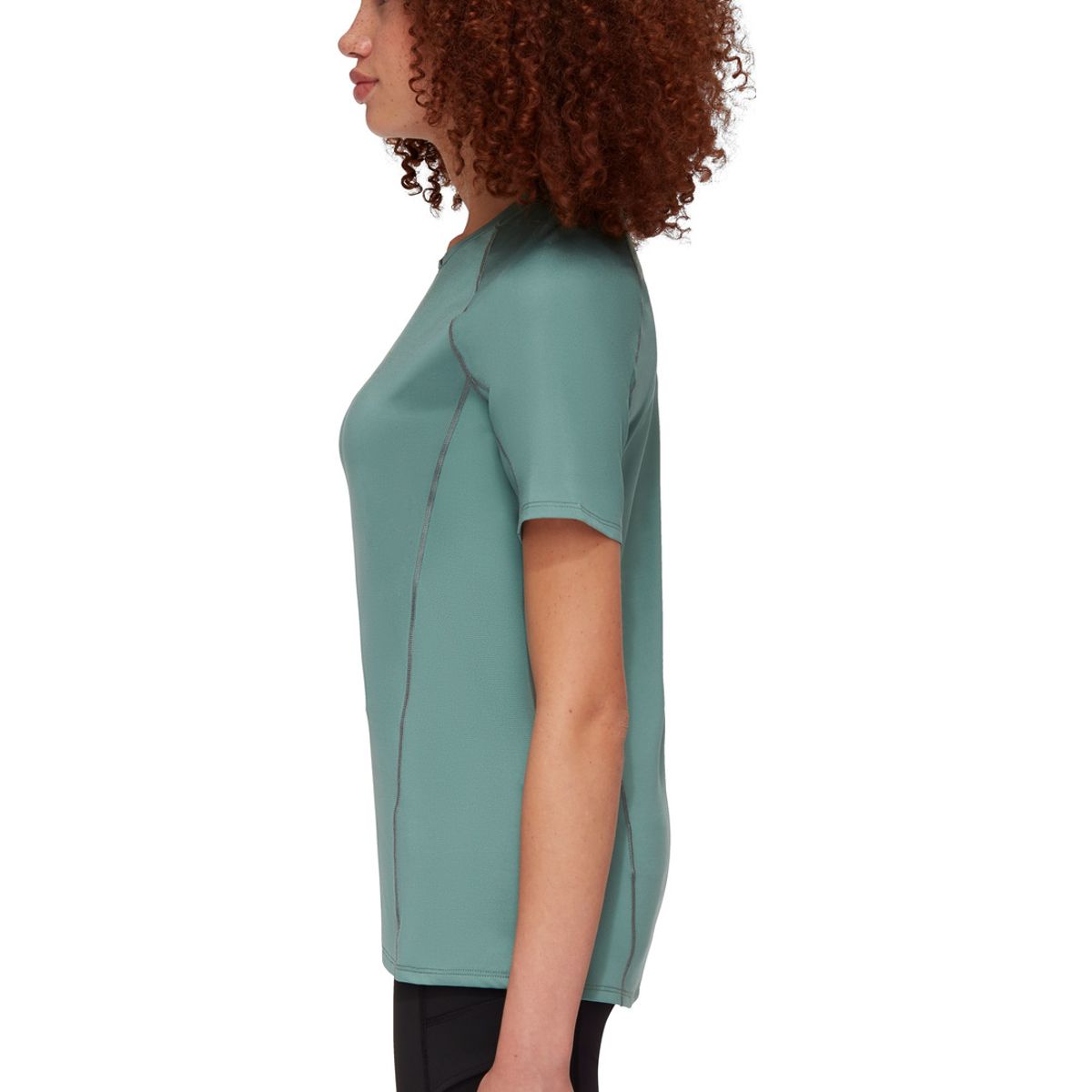 MAMMUT - Primera Capa Selun Fl T-Shirt Logo Mujer Verde