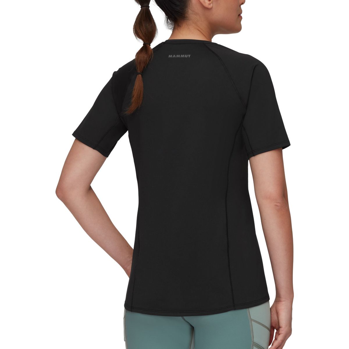 MAMMUT - Primera Capa Selun Fl T-Shirt Logo Mujer Negro