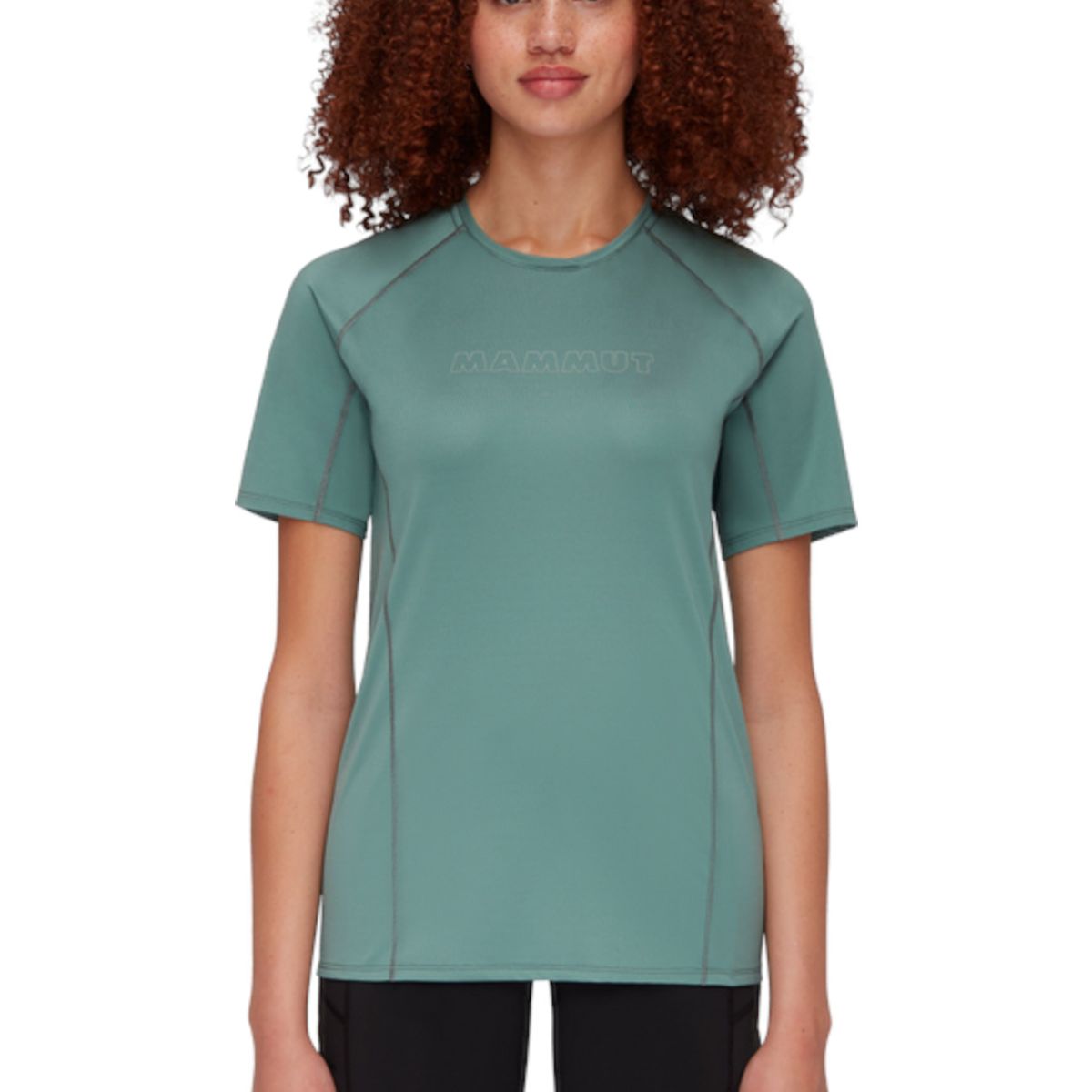 MAMMUT - Primera Capa Selun Fl T-Shirt Logo Mujer Verde