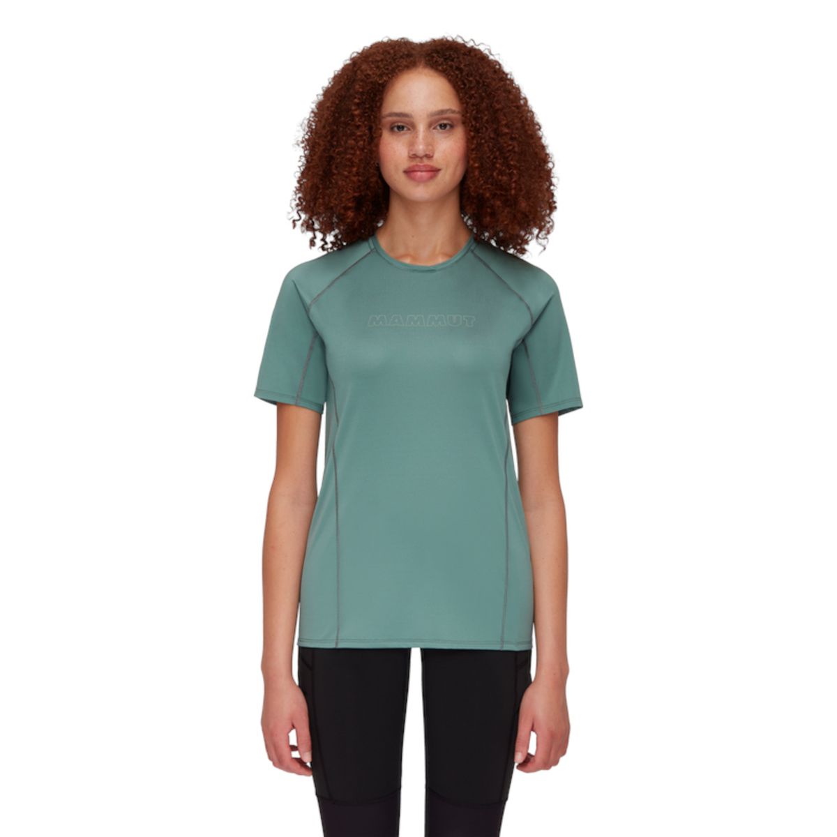 MAMMUT - Primera Capa Selun Fl T-Shirt Logo Mujer Verde