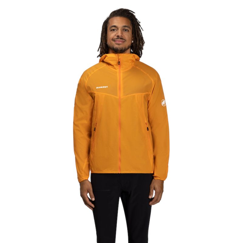 MAMMUT - Chaqueta Cortaviento Convey Wb Hooded Naranjo MAMMUT