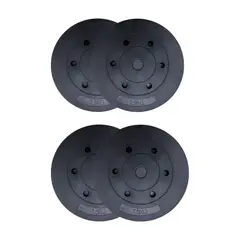 GENERICO - 4 Disco Para Barra 7.5 Kg pvc Preolimpico