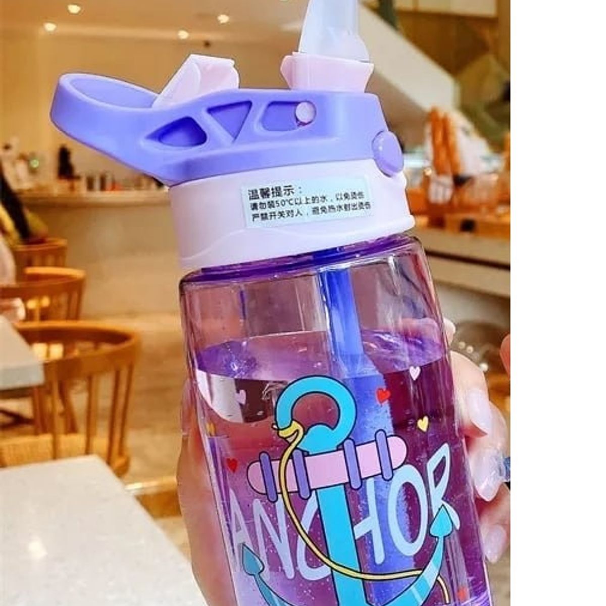 GENERICO - Botella linda de agua de plastico para niños