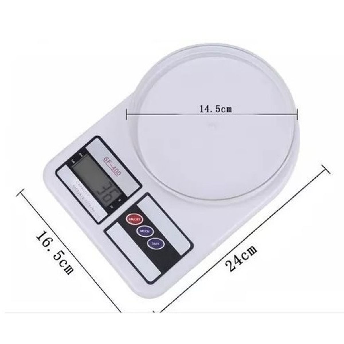 GENERICO - Balanza digital hasta 10 kg x 1g.