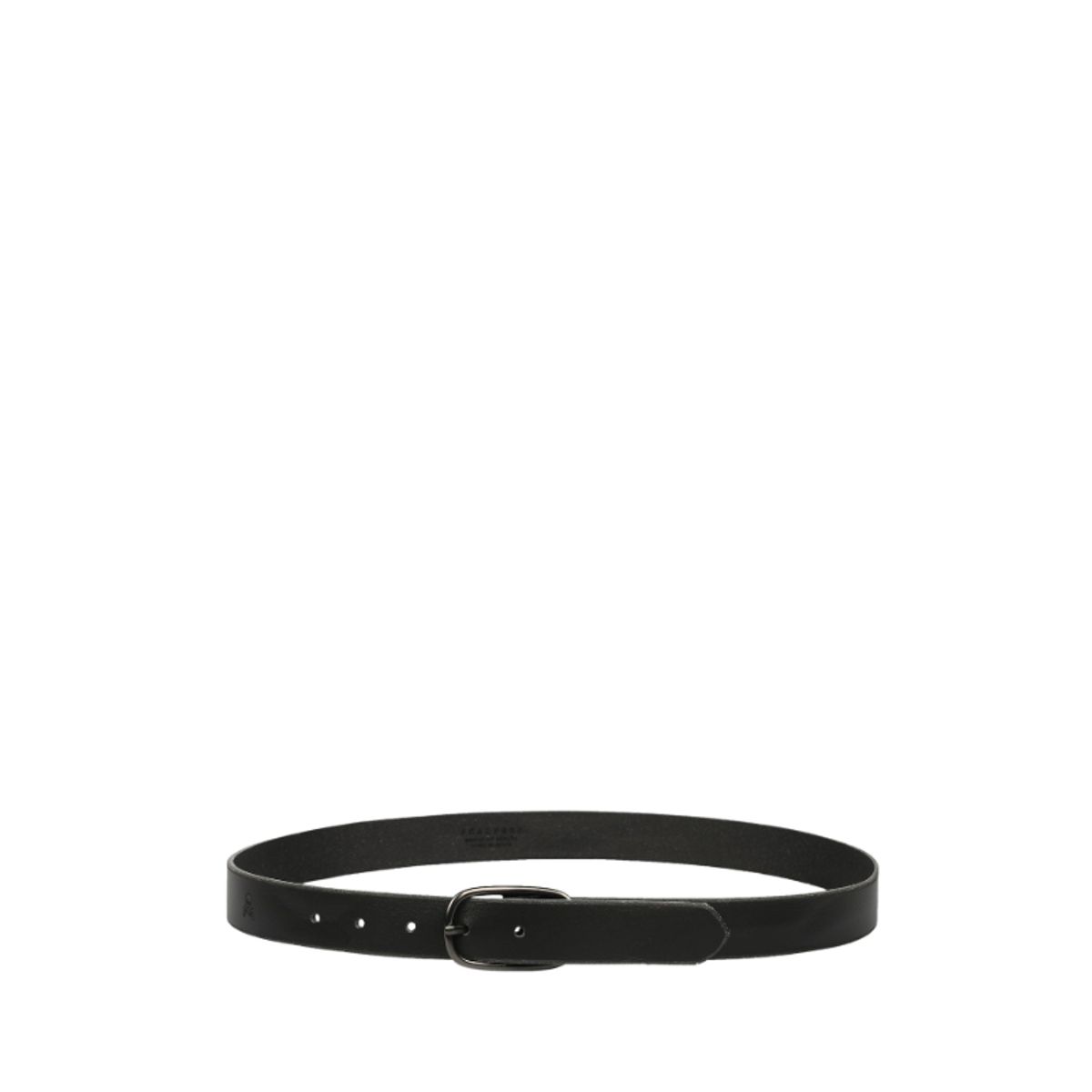 SCALPERS - Cinturón Piel Calavera Black