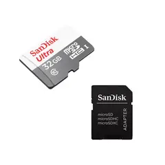 SANDISK - Tarjeta Memoria MicroSD 32gb Cámara Almacenamiento