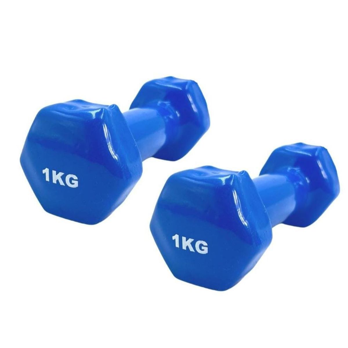 AK SPORT - Pack de Mancuerna Cubierta Vinílica 1kg azul Ak sport PB-J0