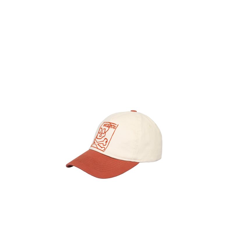 SCALPERS - Gorra Bicolor Flocada Terracotta