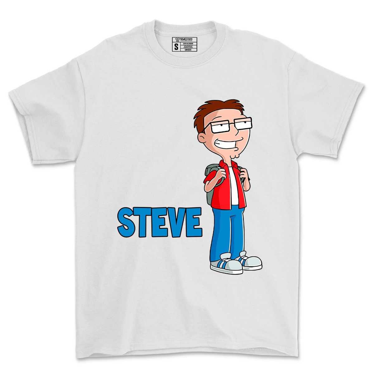 TELAESTAMPO - POLERA CARICATURA - AMERICAN DAD - D34