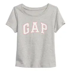 GAP - Polera Logo Gris