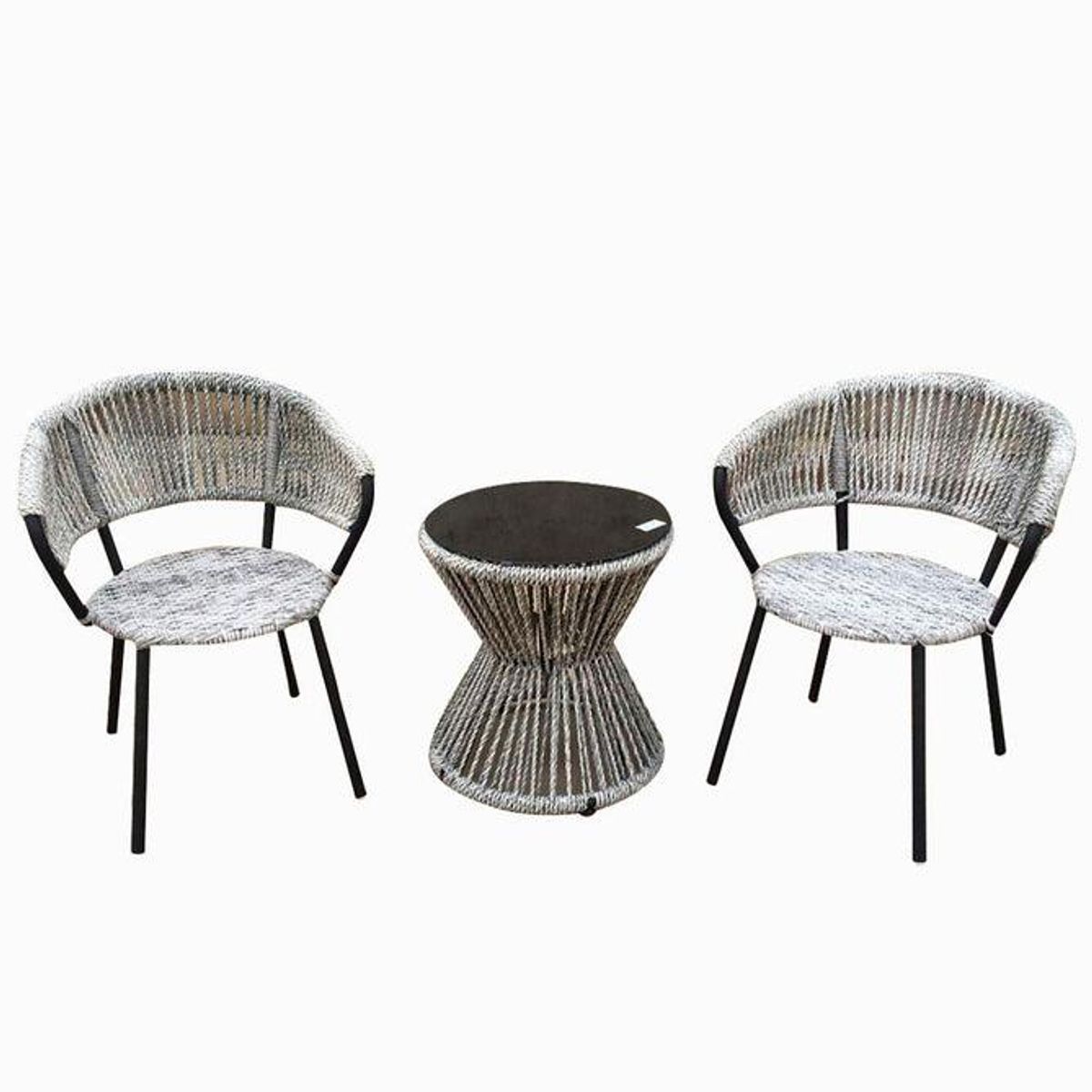 SPAZZIO - Set terraza Petrohue gris - Gris