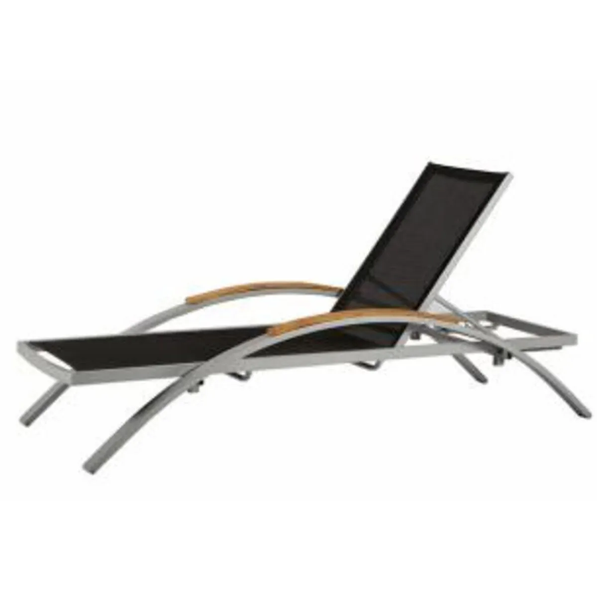 SPAZZIO - Reposera Cancún negra