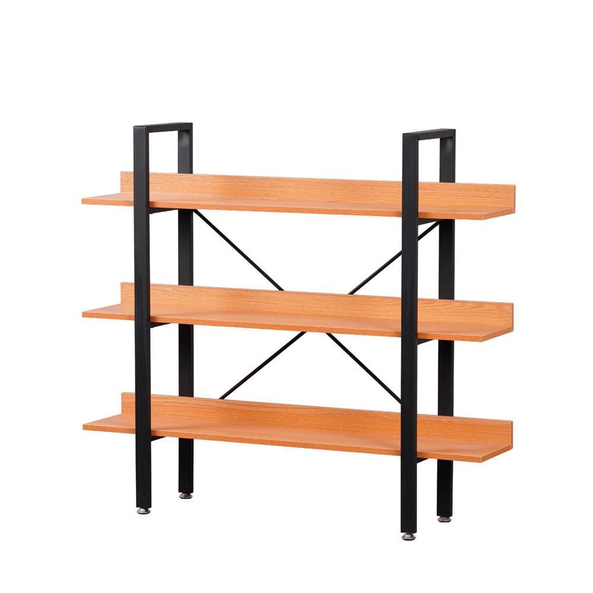 SPAZZIO - Repisa 3 posiciones Iron Line natural 60x28x83 cm