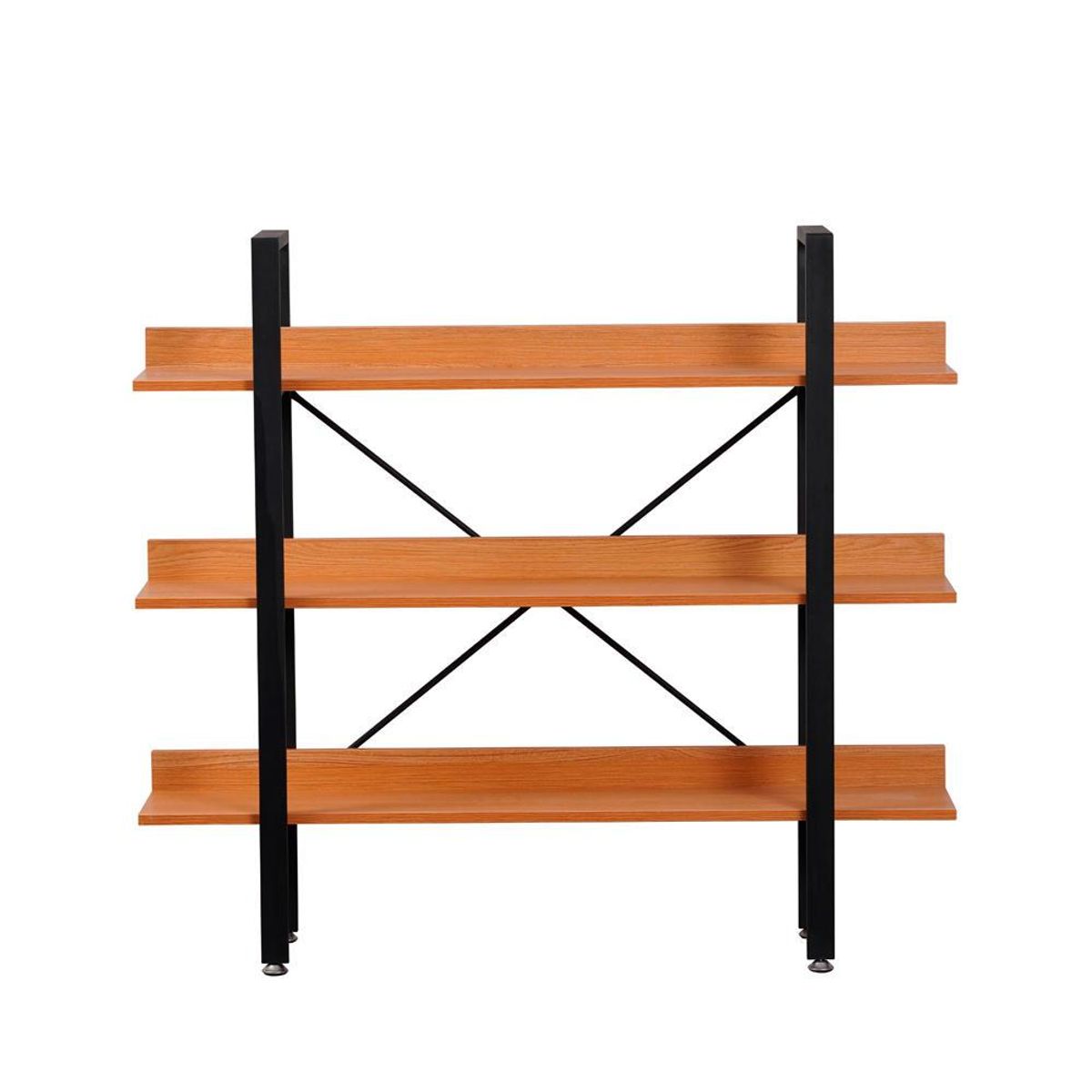 SPAZZIO - Repisa 3 posiciones Iron Line natural 60x28x83 cm