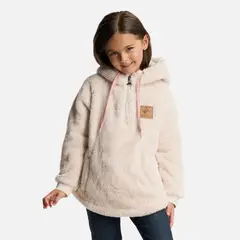 HAKA HONU - Poleron Niña Mini Cangur-oso Beige