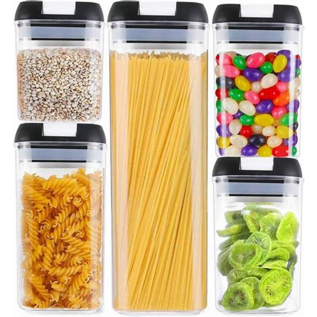 GENERICO - Contenedores Envases Herméticos De Alimentos Set 5