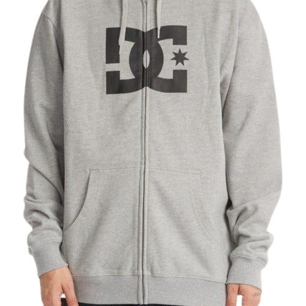 DC SHOES - Poleron Hombre Star Zh Gris DC