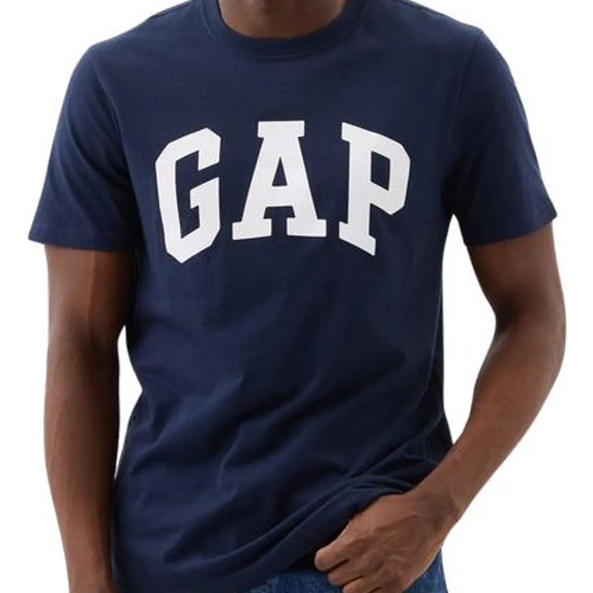 GAP - Polera Logo Tapestry Manga Corta Azul